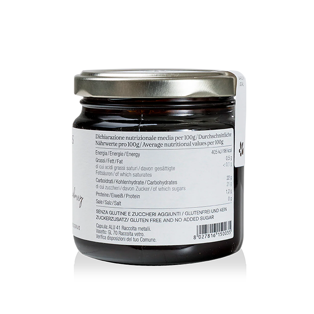 Composta di Ciliegia dolce e Fragola 100% Frutta - Alpe Pragas