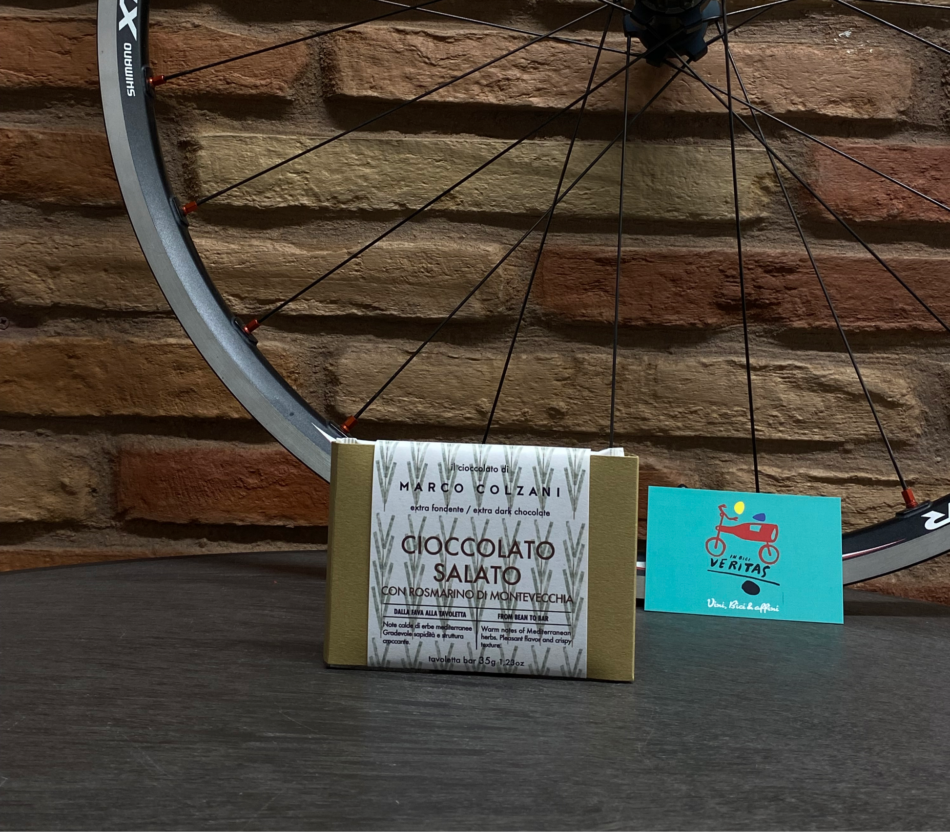 Marco Colzani - Tavoletta di Cioccolato 35gr - Cioccolato Salato al Rosmarino