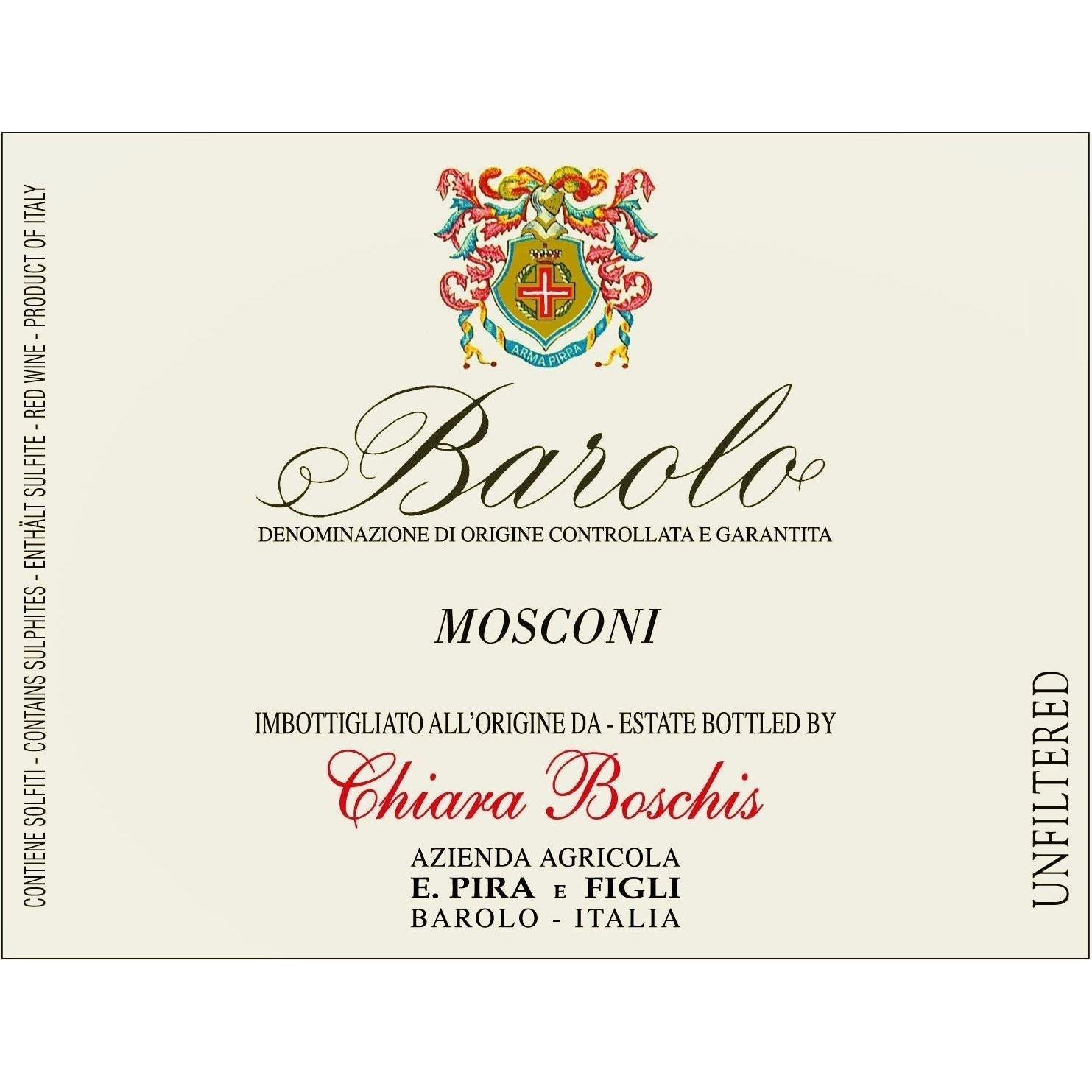 E. Pira e Figli - Barolo DOCG Mosconi 2018