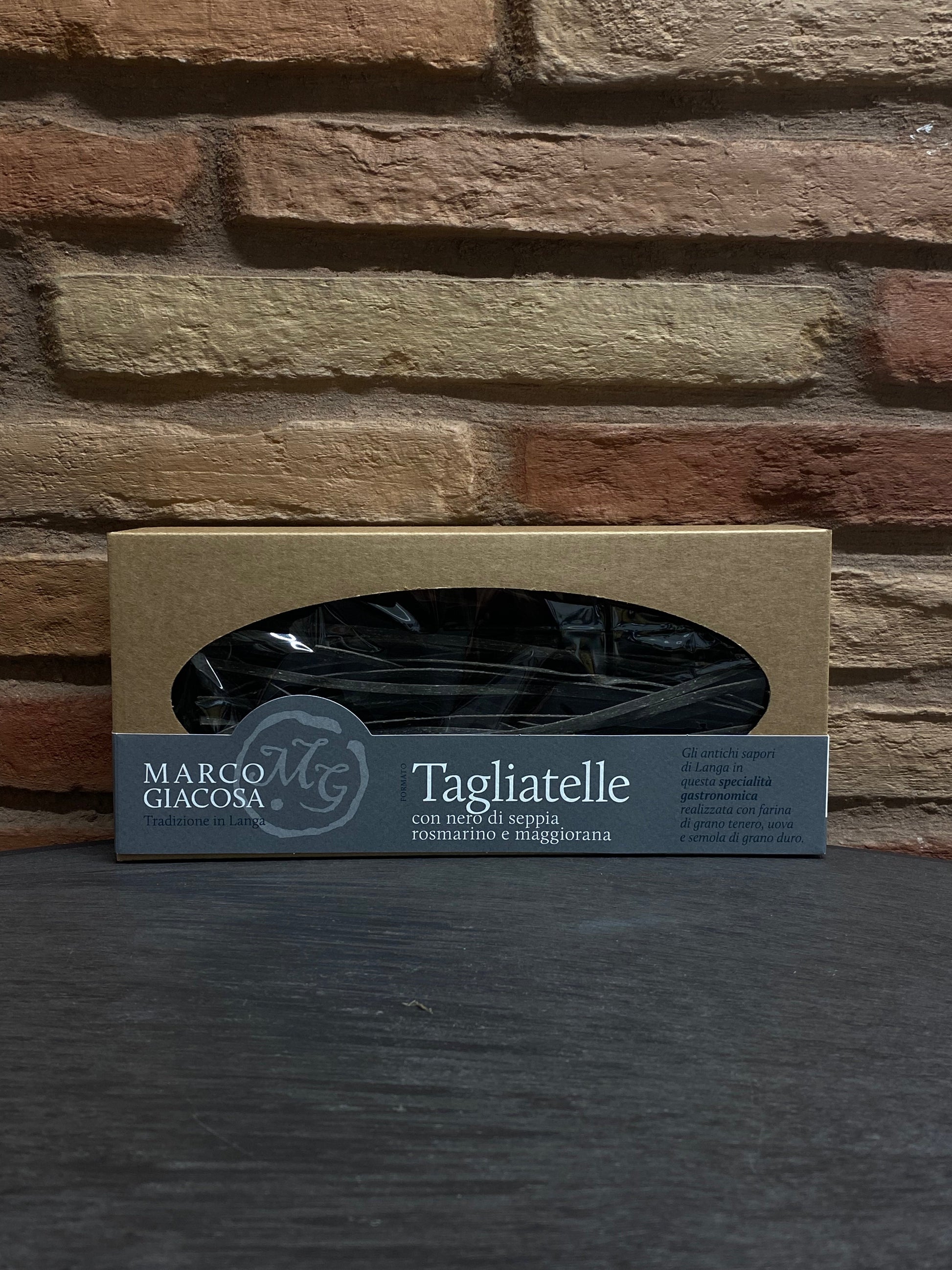 Marco Giacosa - Tagliatelle al Nero di Seppia, Rosmarino e Maggiorana 250g