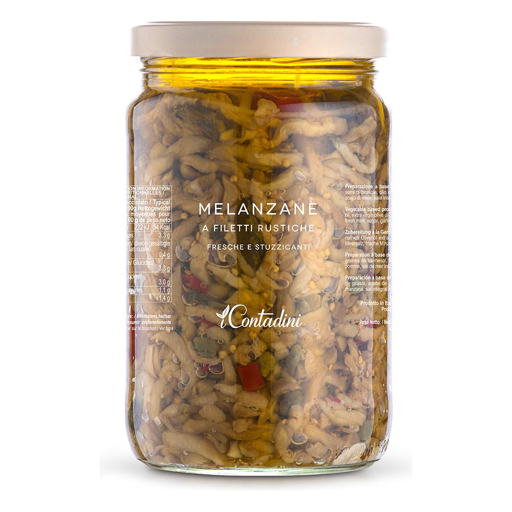 Melanzane a filetti rustiche - I Contadini