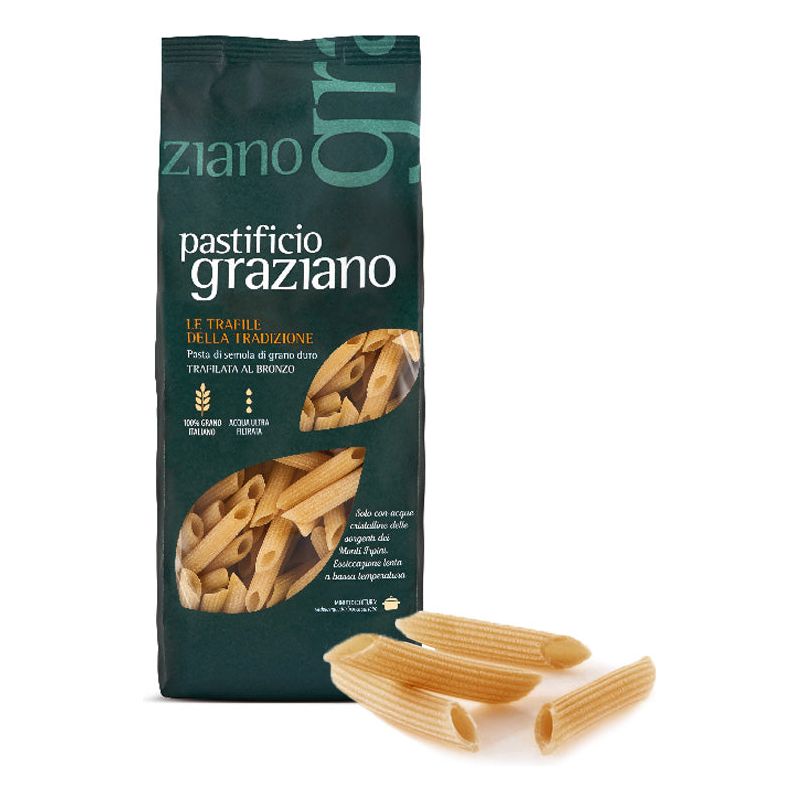 Penne Rigate - Pasta di Semola di Grano duro - Pastificio Graziano
