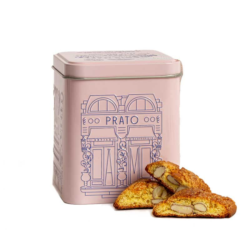 Biscotti di Prato - Biscottificio Antonio Mattei - Latta Rosa