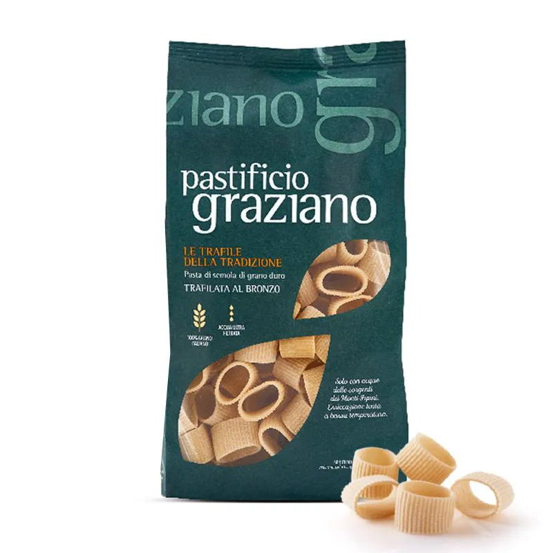 Calamarata Rigata - Pasta di Semola di Grano Duro - Pastificio Graziano