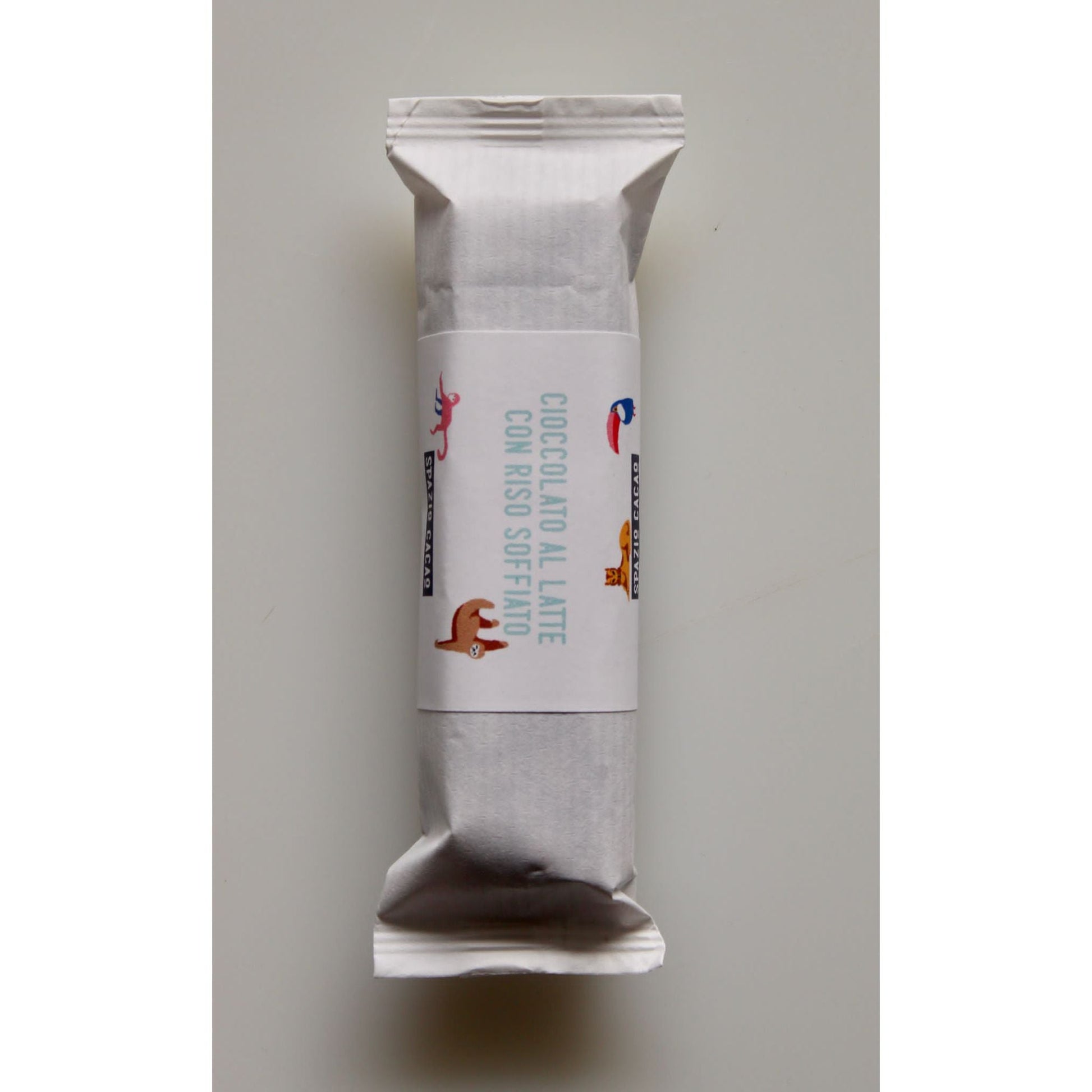 Marco Colzani Barretta di Cioccolato 25g – Perù 45% + Latte e Riso Soffiato Italiano