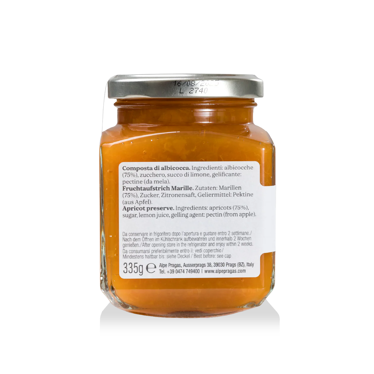 Composta di Albicocca - Alpe Pragas - Delizie di Frutta dal Trentino