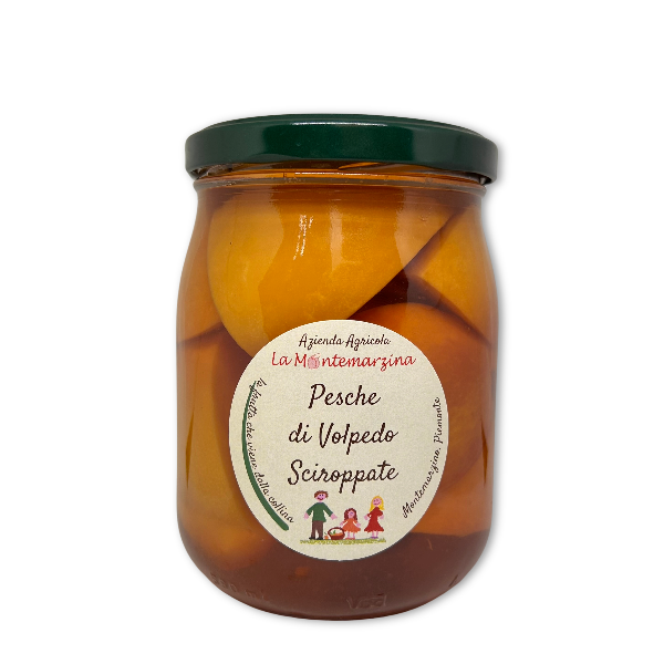 Pesche Bianche Sciroppate – 1062 ml – La Montemarzina
