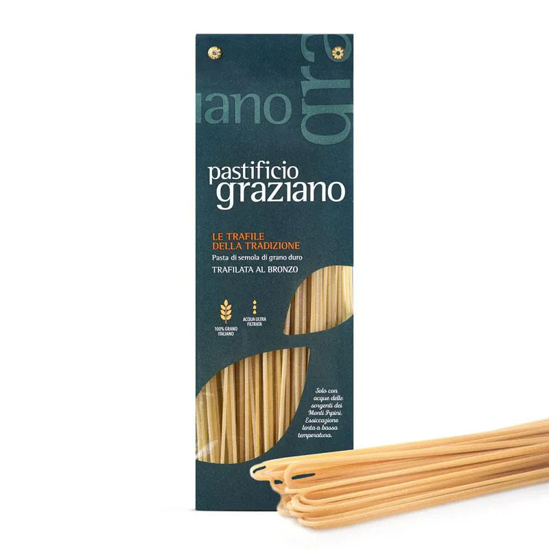 Spaghetto Quadrato - Pasta di Semola di Grano Duro - Pastificio Graziano