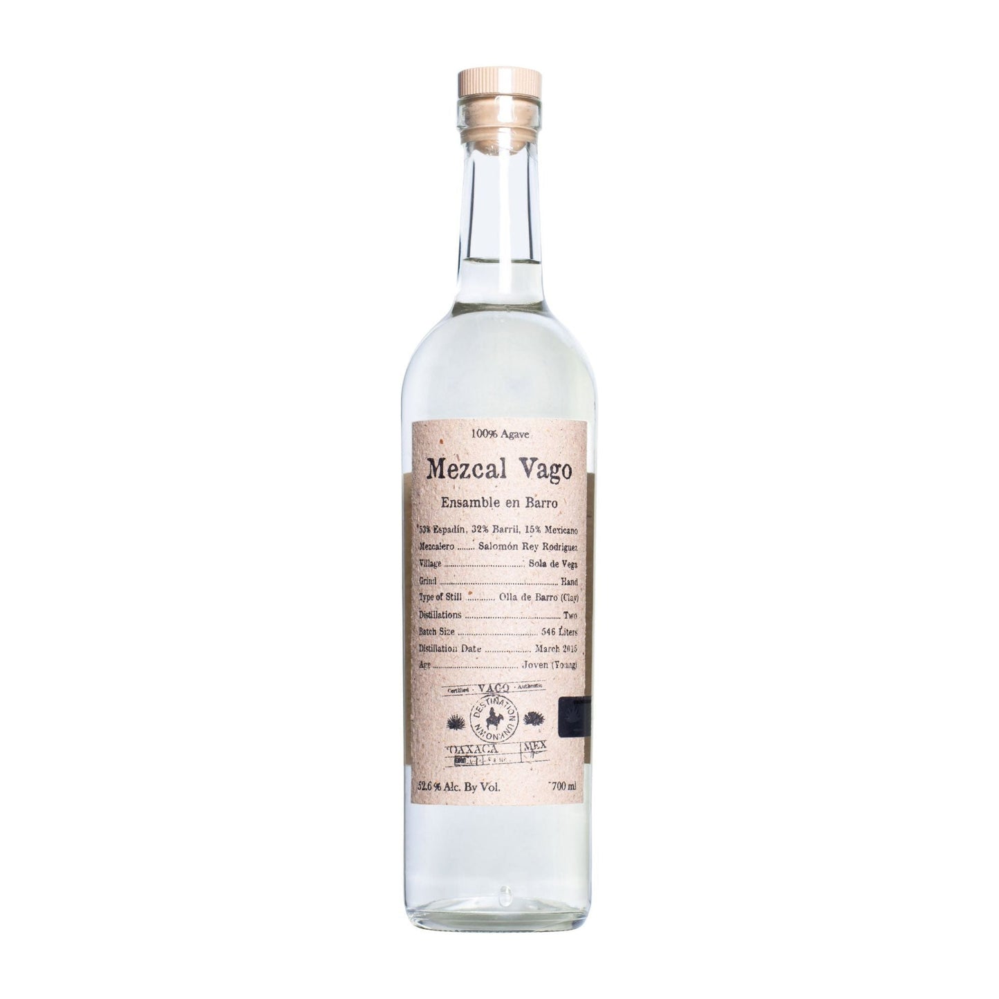Mezcal Vago Espadí en Barro by Tío Rey