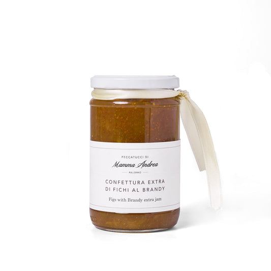 I Peccatucci di Mamma Andrea - Confettura extra di fichi al brandy 350 g