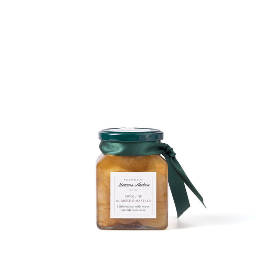 I Peccatucci di Mamma Andrea - Cipolline al miele e Marsala 300 g