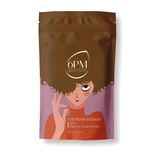 6PM – Mandorle siciliane alla Cipolla caramellata 105 g