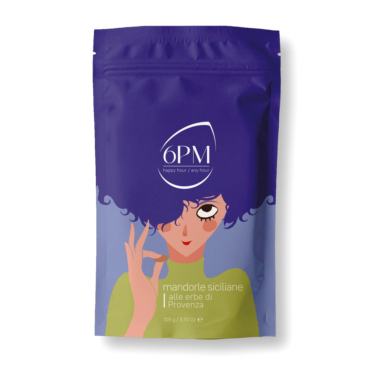 6PM – Mandorle siciliane alle Erbe di Provenza 105 g