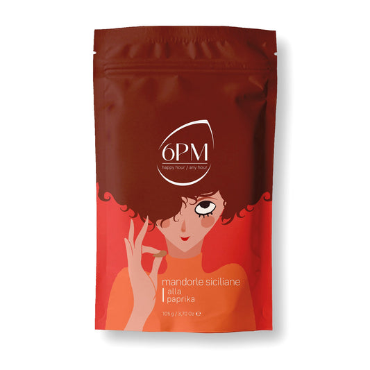 6PM – Mandorle siciliane alla Paprika 105 g