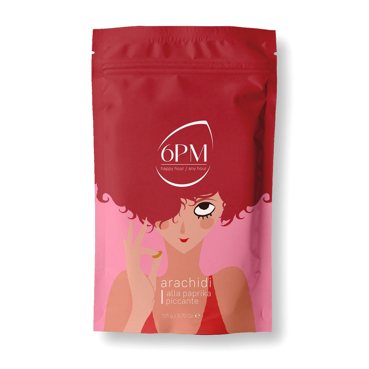 6PM – Arachidi alla Paprika piccante 105 g