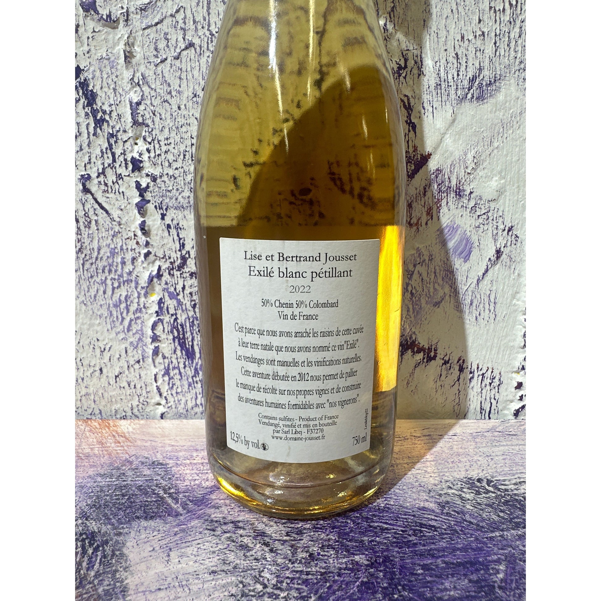 Domaine Lise et Bertrand Jousset - Éxilé Blanc 2023