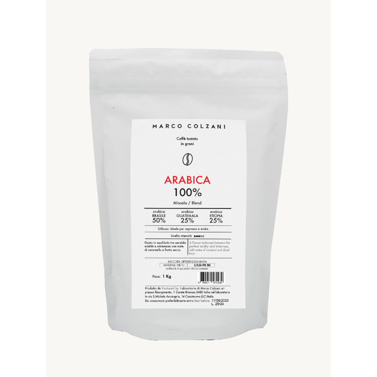 Caffè in grani 100% Arabica 1 Kg - Marco Colzani