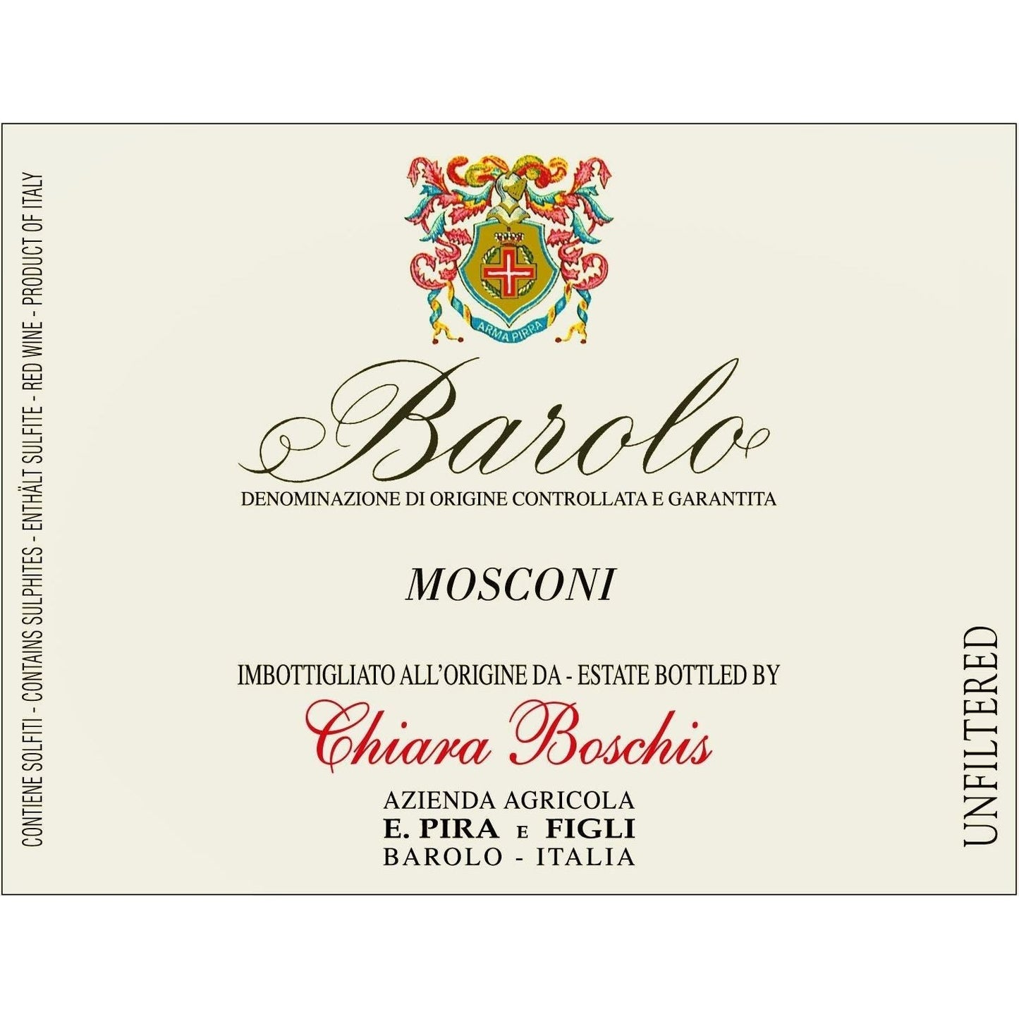 E. Pira e Figli - Barolo DOCG Mosconi 2018