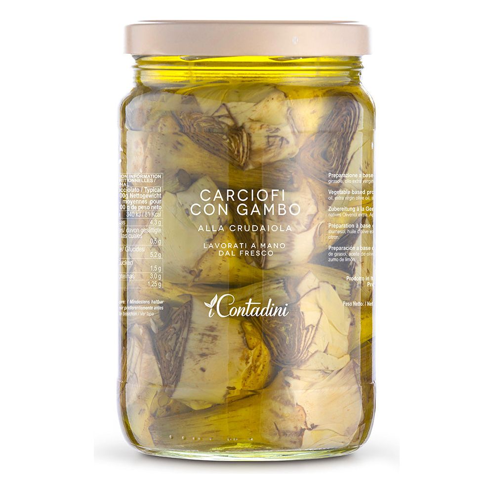 Carciofi con gambo alla crudaiola - I Contadini