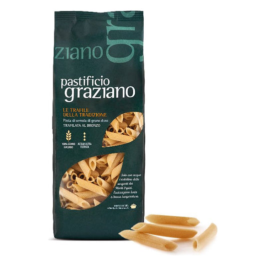 Penne Liscie - Pasta di Semola di Grano Duro - Pastificio Graziano