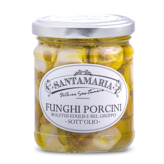 Funghi Porcini Bianchi Interi Sott'Olio 290g - Federico Santamaria