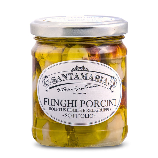 Santamaria – Funghi porcini Testa Nera interi sott'olio