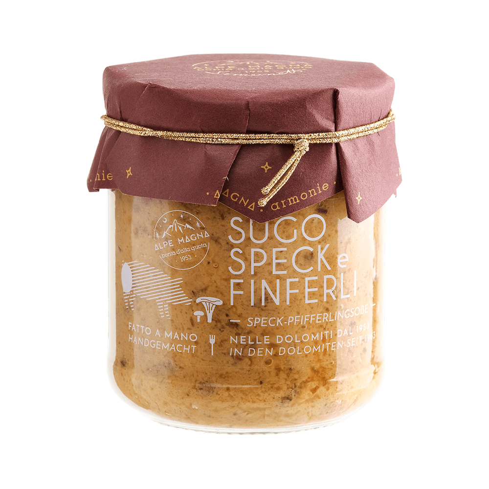 Alpe Magna - Sugo Speck e Finferli - Bontà ed Eccellenze dal Trentino