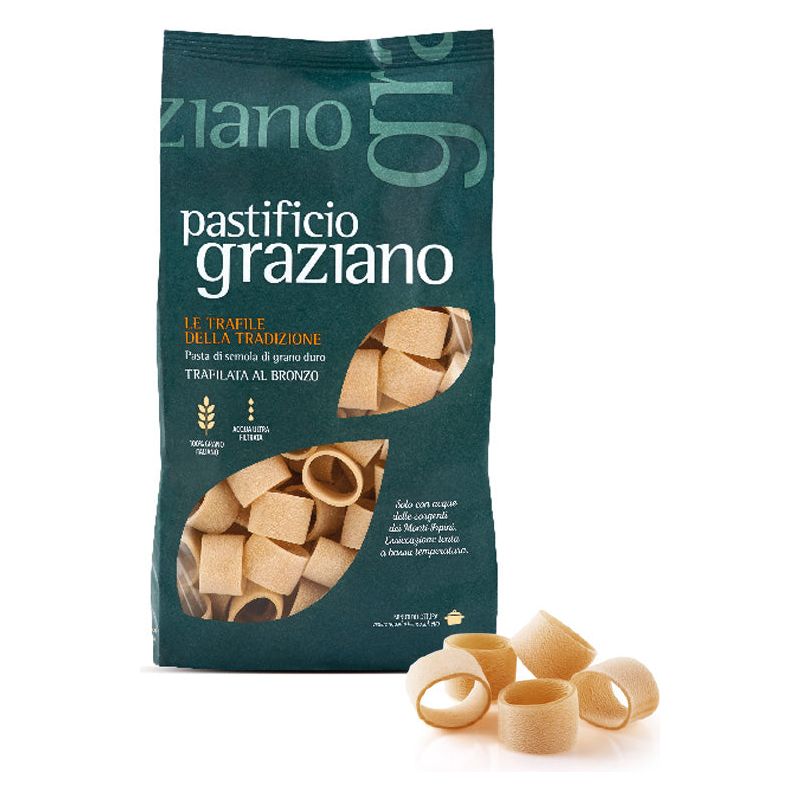 Calamarata Liscia - Pasta di Semola di Grano Duro - Pastificio Graziano