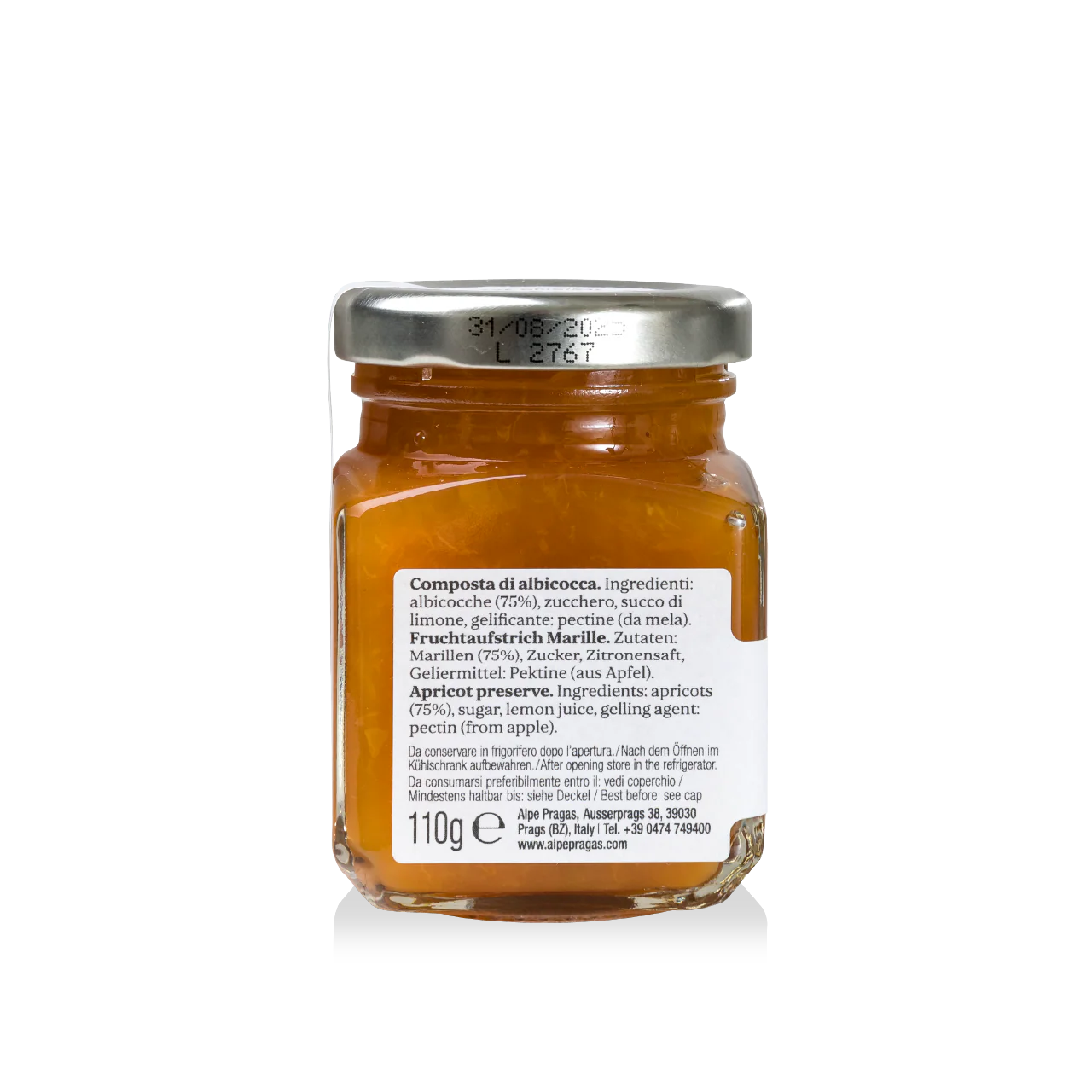 Composta di Albicocca - Alpe Pragas - Delizie di Frutta dal Trentino