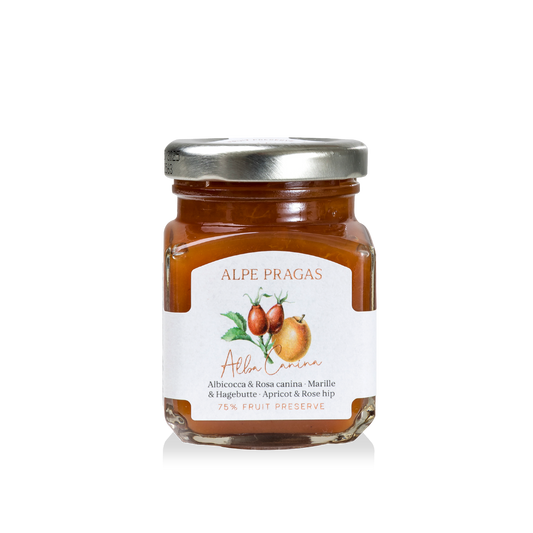 Composta Albicocca e Rosa canina Alpe Pragas 110 g