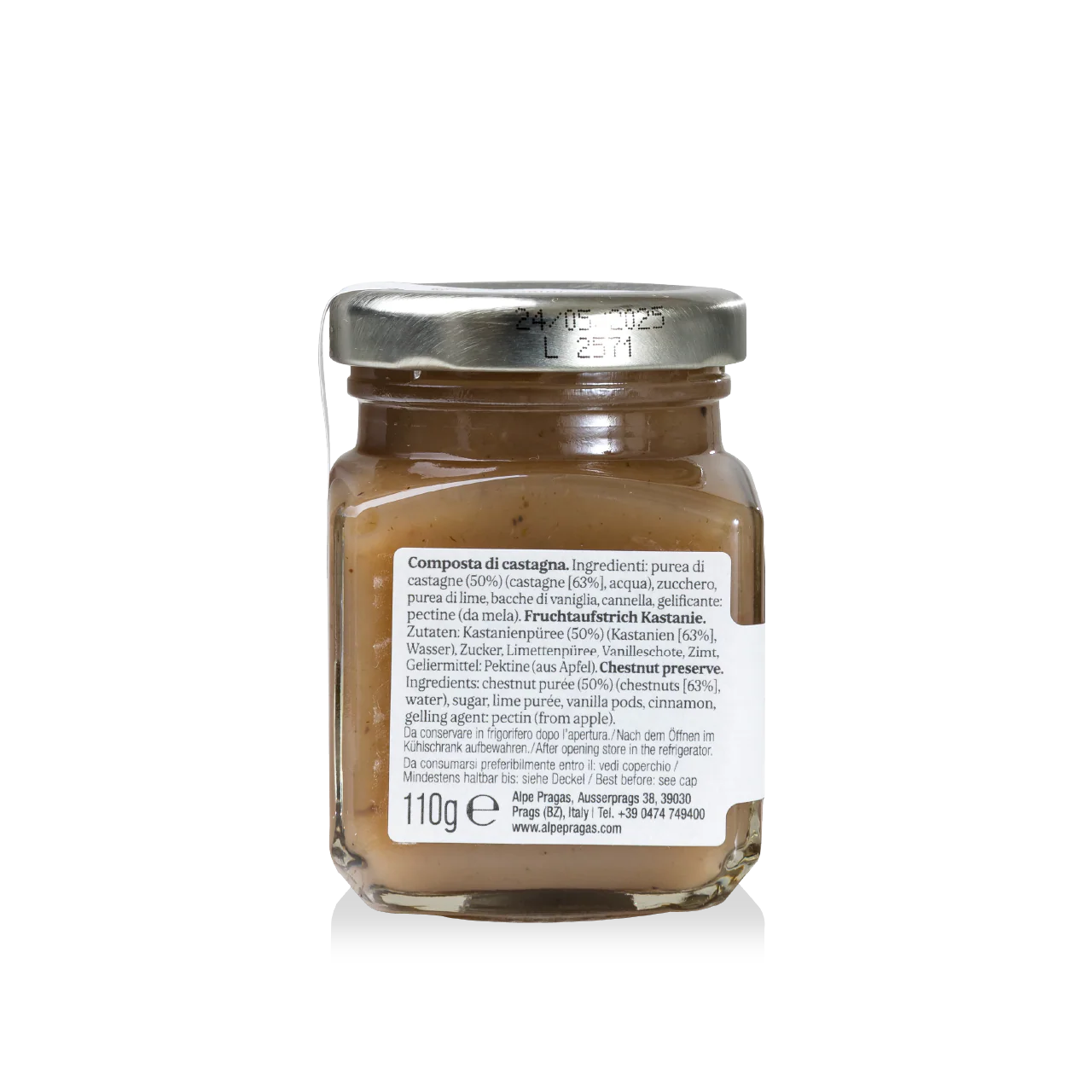 Composta di Castagna - Alpe Pragas - Delizie di Frutta dal Trentino