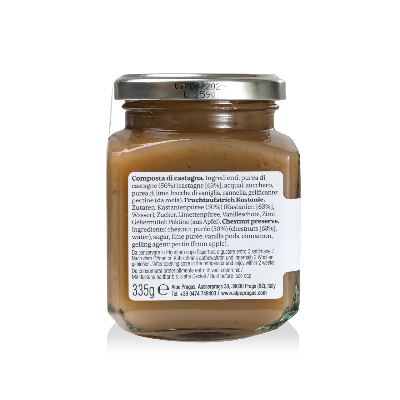 Composta di Castagna - Alpe Pragas - Delizie di Frutta dal Trentino