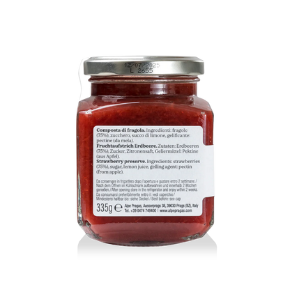 Composta di Fragola - Alpe Pragas - Delizie di Frutta dal Trentino