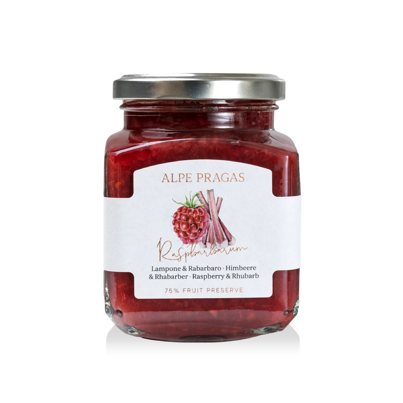 Composta di Lampone e Rabarbaro - Alpe Pragas - Delizie di Frutta dal Trentino