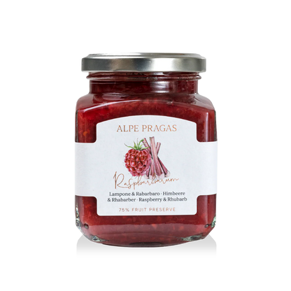Composta di Lampone e Rabarbaro - Alpe Pragas - Delizie di Frutta dal Trentino