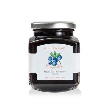 Composta di Mirtillo Nero - Alpe Pragas - Delizie di Frutta dal Trentino