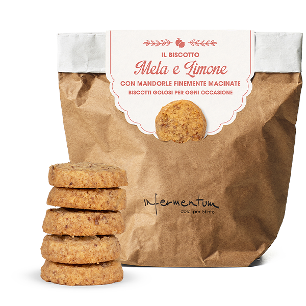 Infermentum - Biscotto mela e limone 160 g
