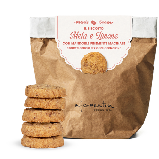 Infermentum - Biscotto mela e limone 160 g