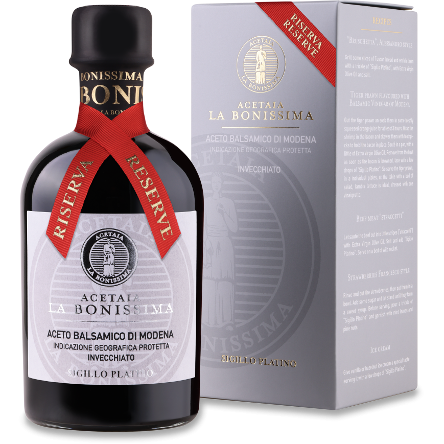 Aceto Balsamico di Modena IGP Sigillo Platino 250ml