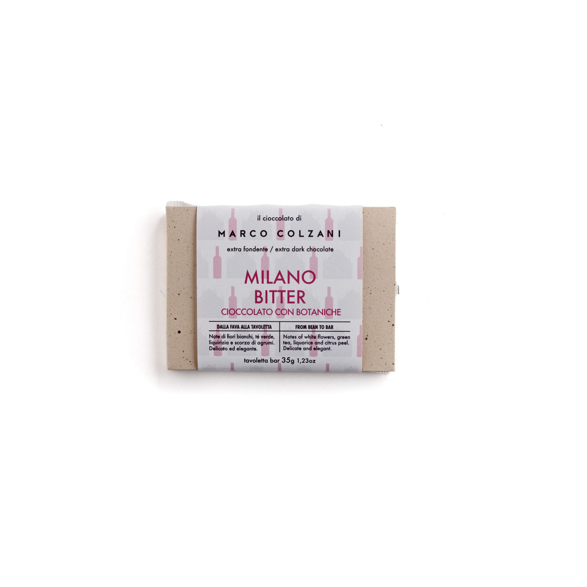 Marco Colzani - Tavoletta di Cioccolato 35gr Milano Bitter